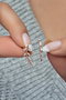 Heliophilia Silver Pendientes de Plata de Ley 925 con Zirconio
